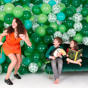 Ballons Feuilles Tropicales